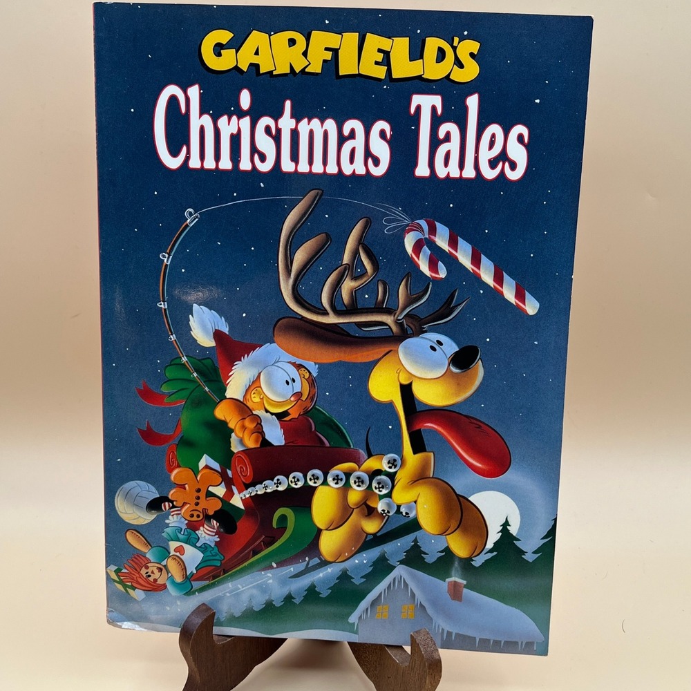 Garfield's Christmas Tales Jim Davis Watermill Press 1995 Paperback Holiday Book